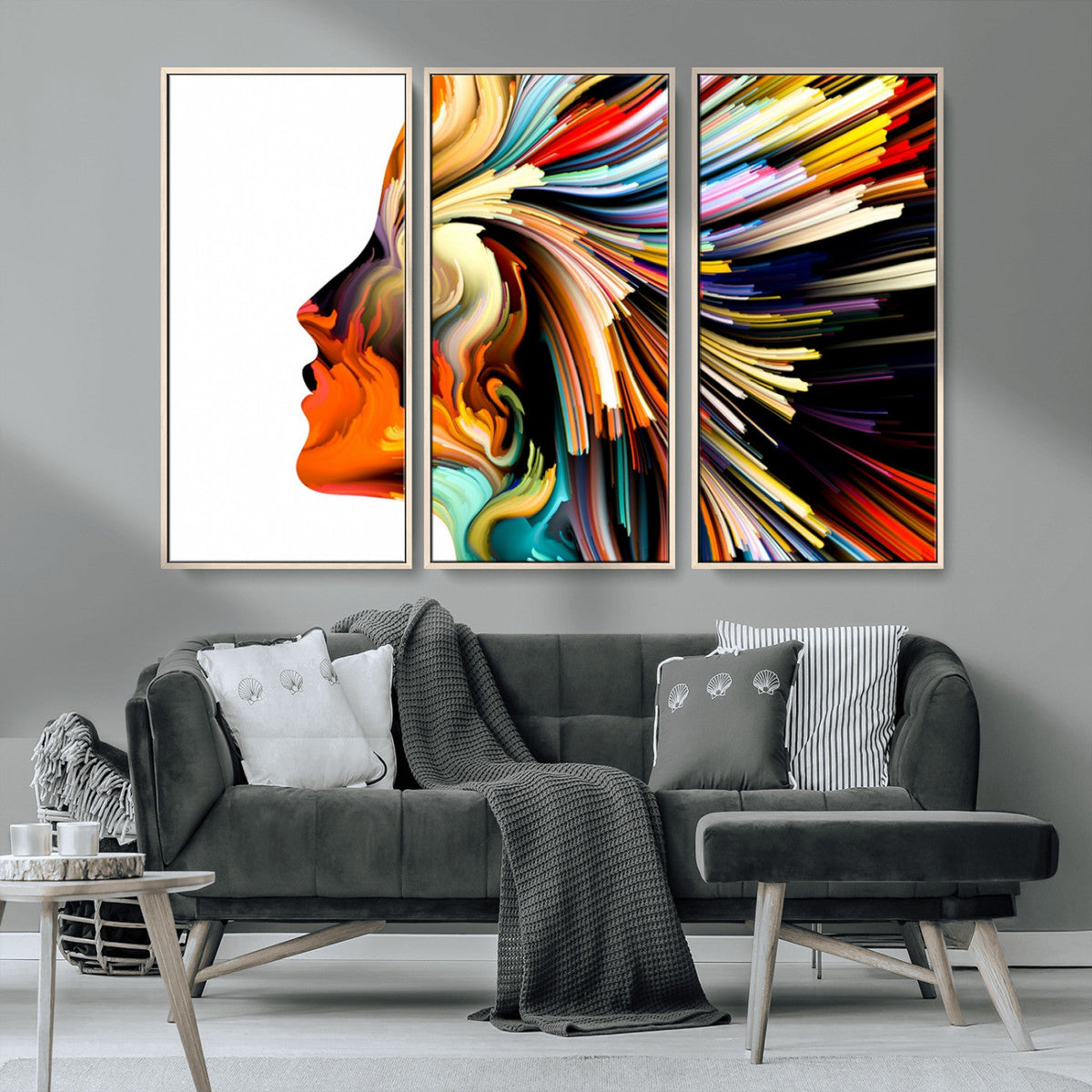 Profile Colors Canvas Print