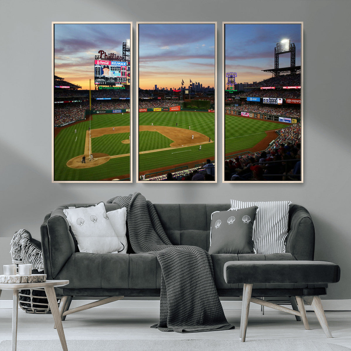 Citizens Bank Park Philadelphia Phillies Wall Art Canvas |