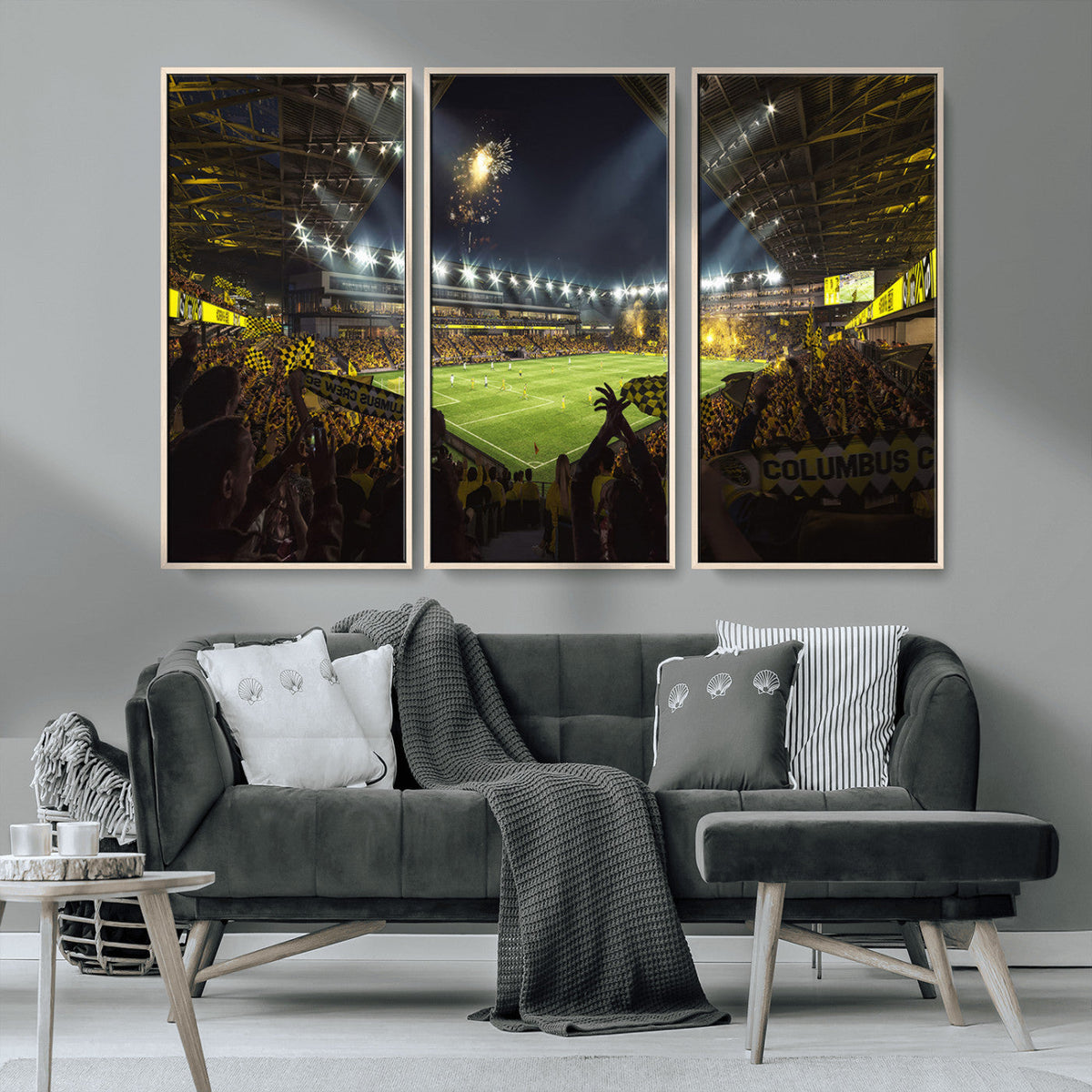 Columbus Crew Soccer Team Print - Columbus Crew Stadium Wall