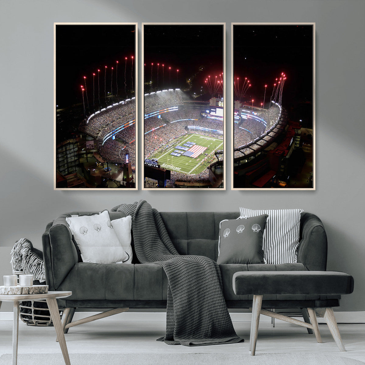 New England Patriots Team Print Wall Art- Foxborough