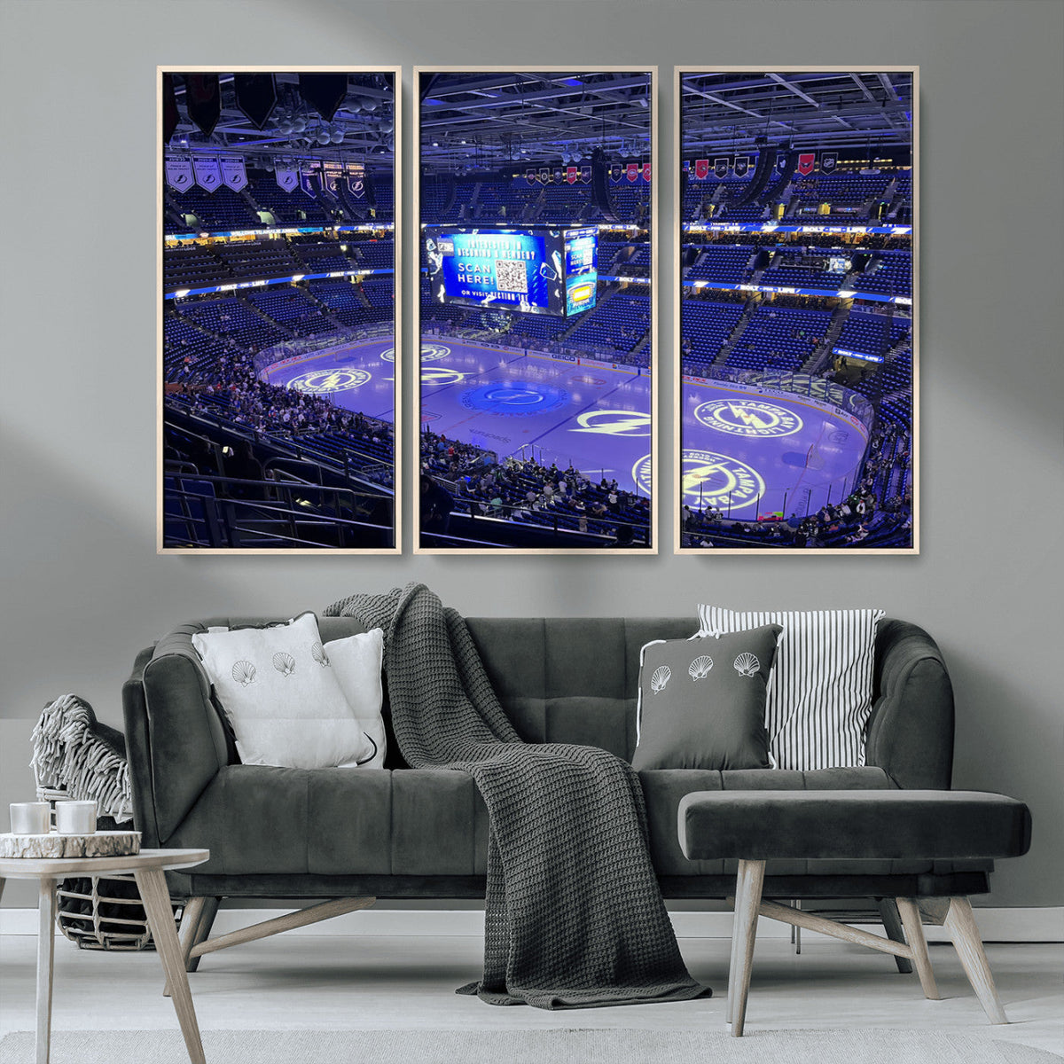 Amalie Arena Florida Wall Art Canvas Print - NHL Hockey
