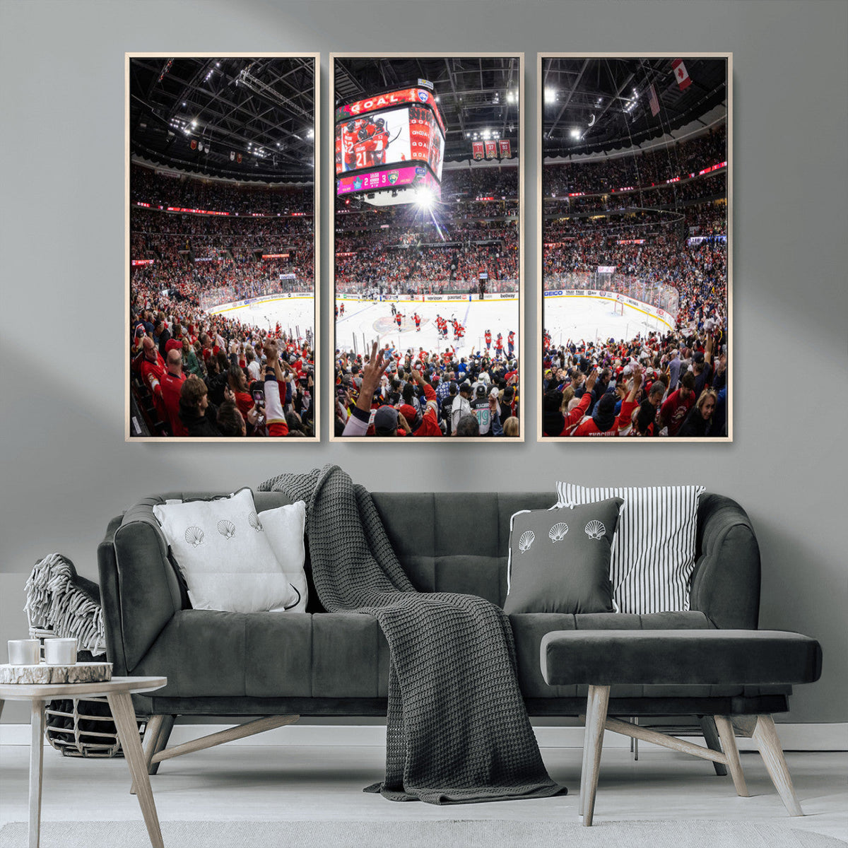 Amerant Bank Arena Wall Art Canvas Print - Basketball Arena