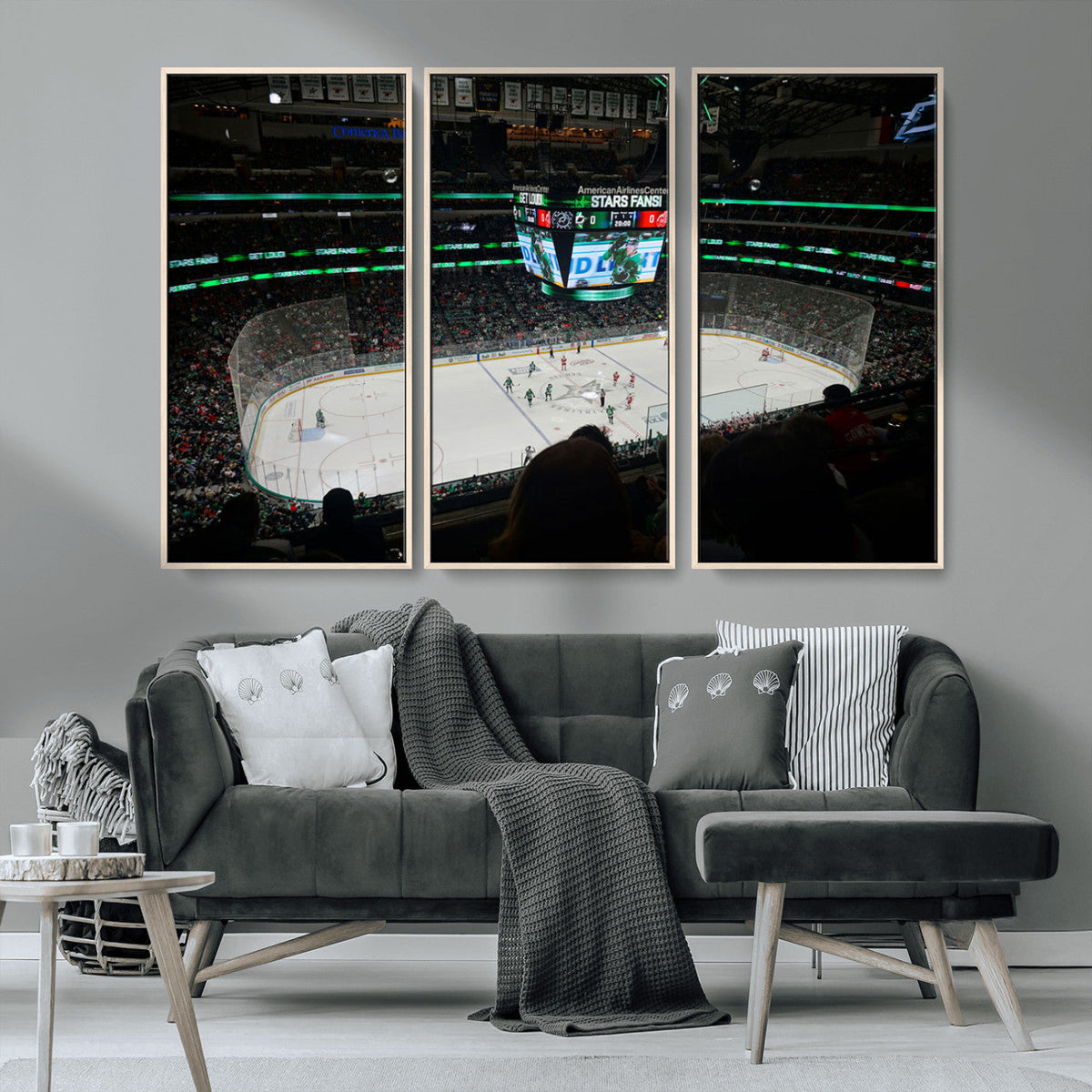 American Airlines Center Dallas Stars Wall Art Canvas Print