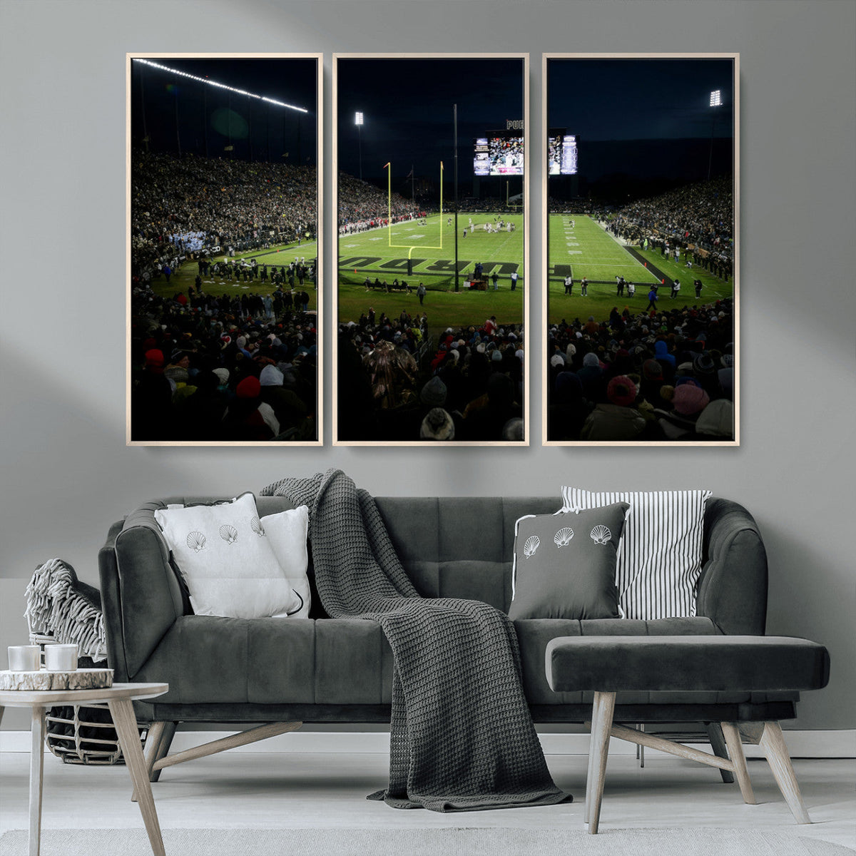 Purdue Boilermakers Football Team Print - West Lafayette