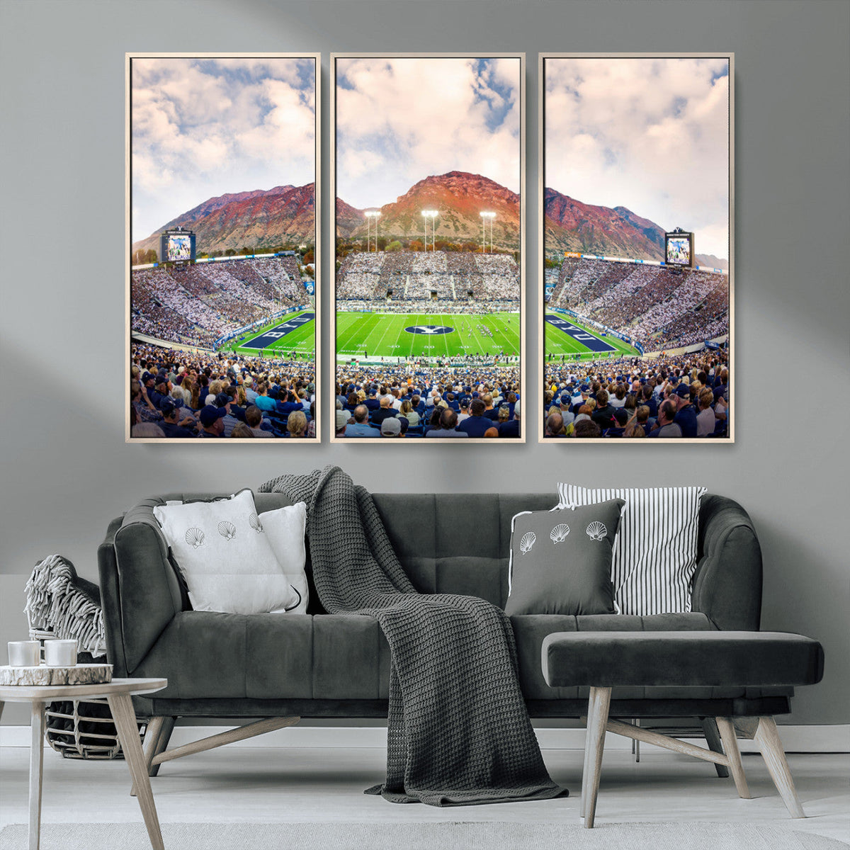 Brigham Young University Cougars Football Team Print - Provo