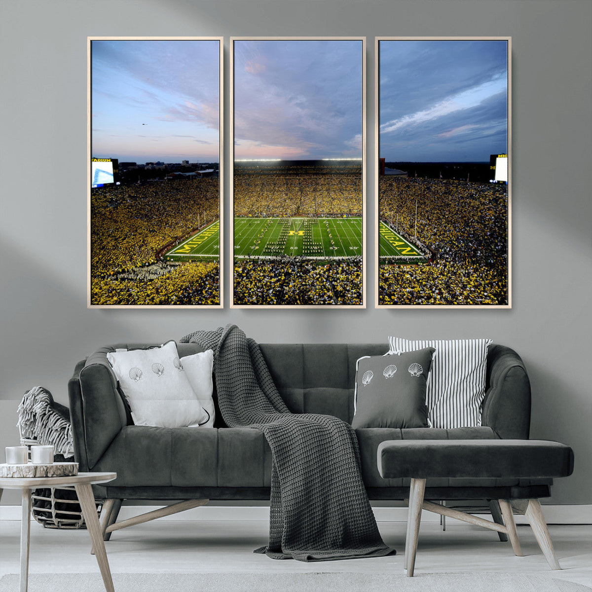 University of Michigan Wolverines Football Team Print - Ann