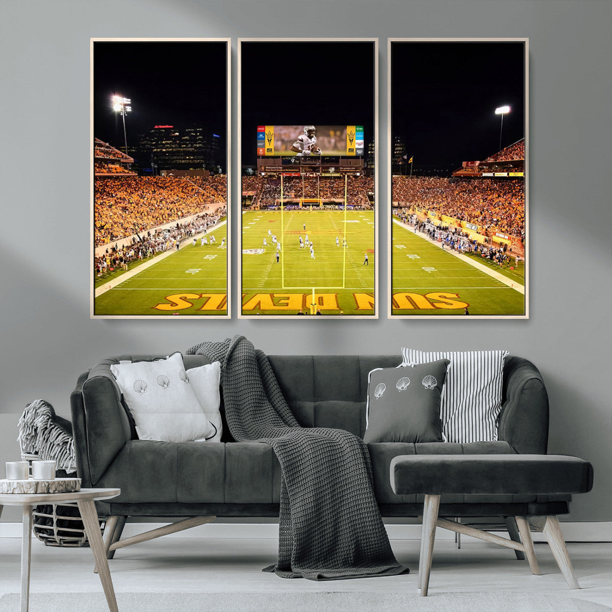ASU Sun Devils Football Team Print - Phoenix Mountain