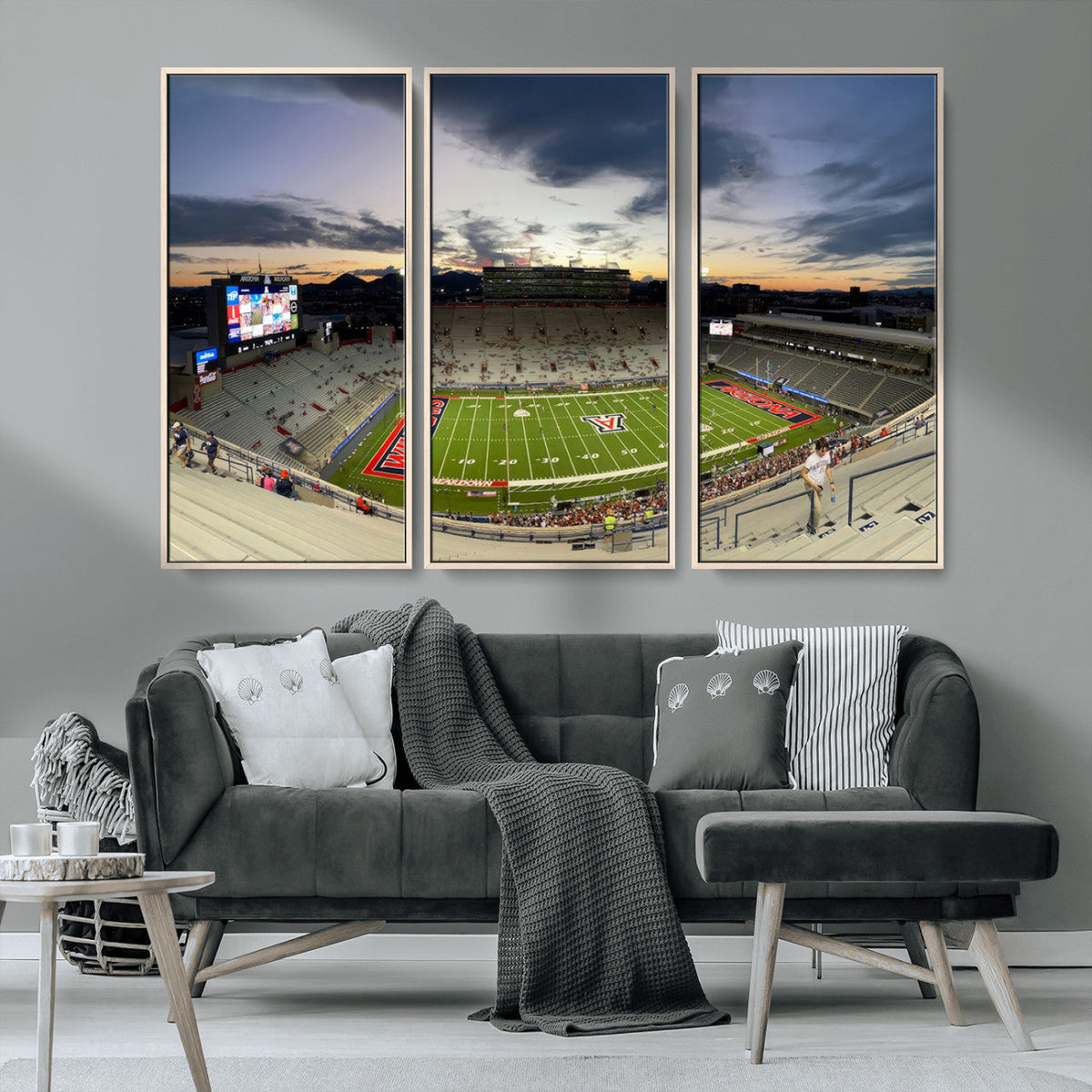 Arizona Wildcats Football Team Print - Tucson Arizona