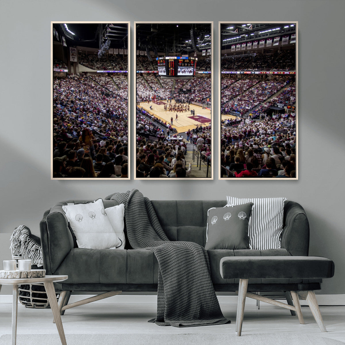 University of Nebraska Cornhuskers Basketball Team Print -