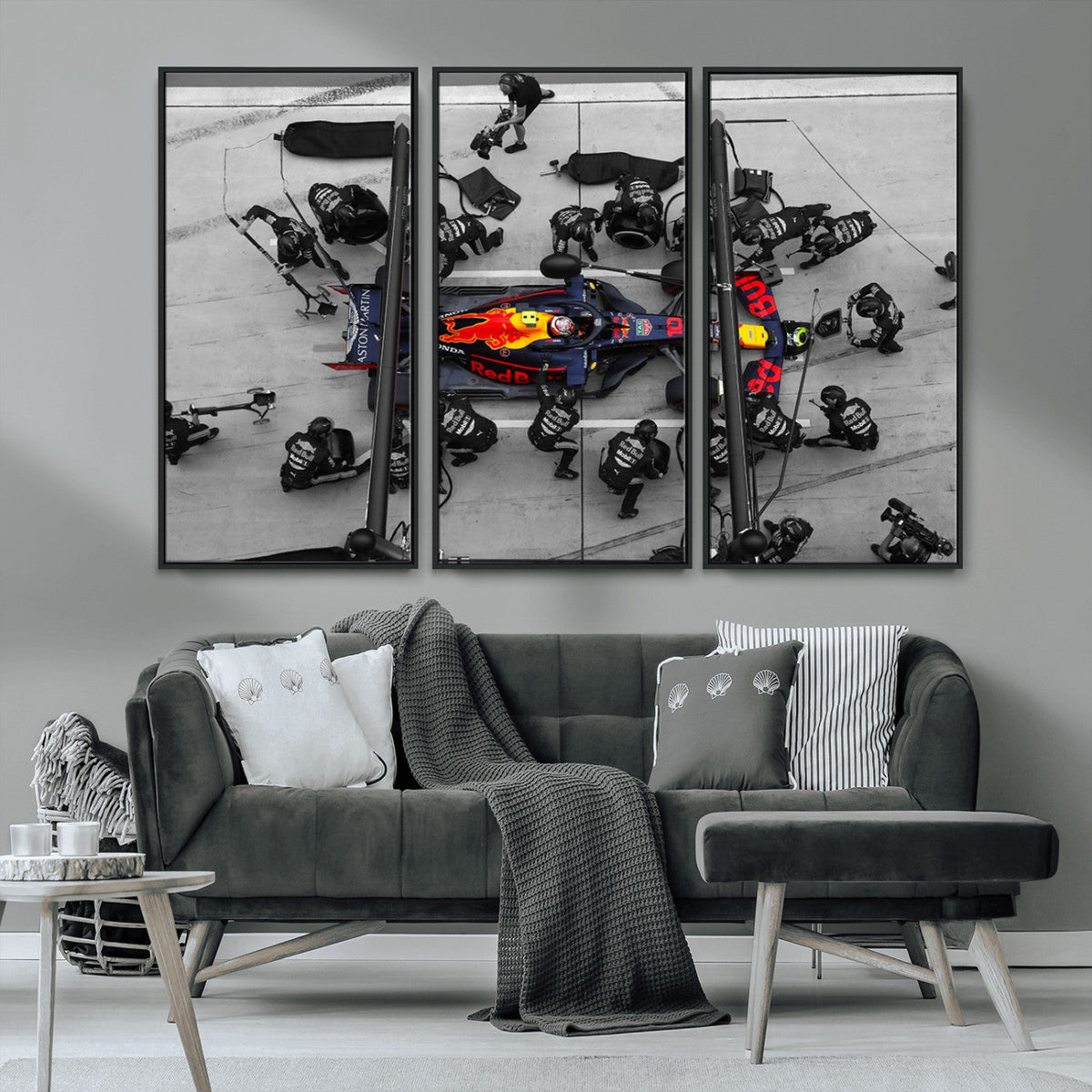 RedBull Formula 1 Canvas Wall Art Print