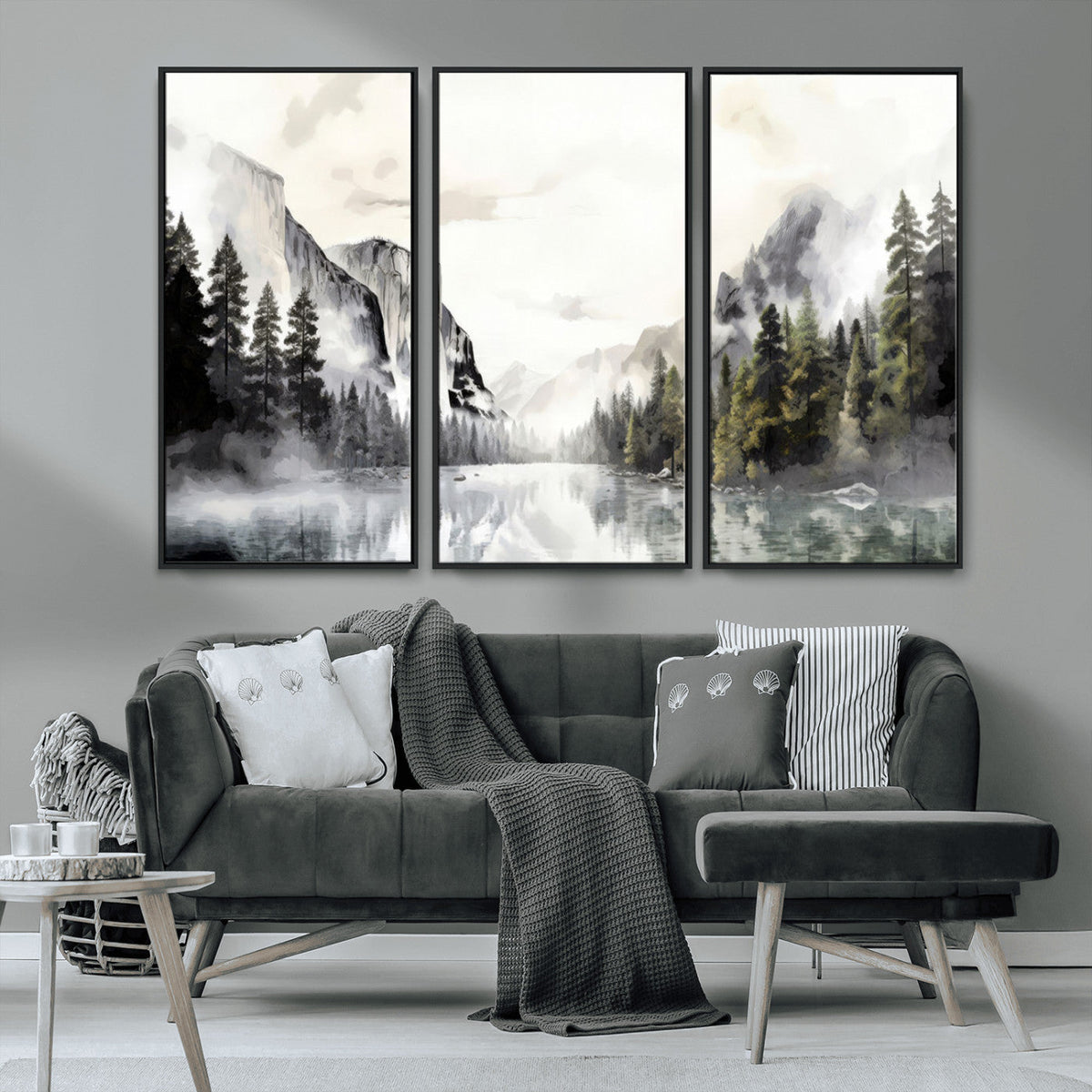 Yosemite Valley Wall Art Canvas Print – Framed and Ready to