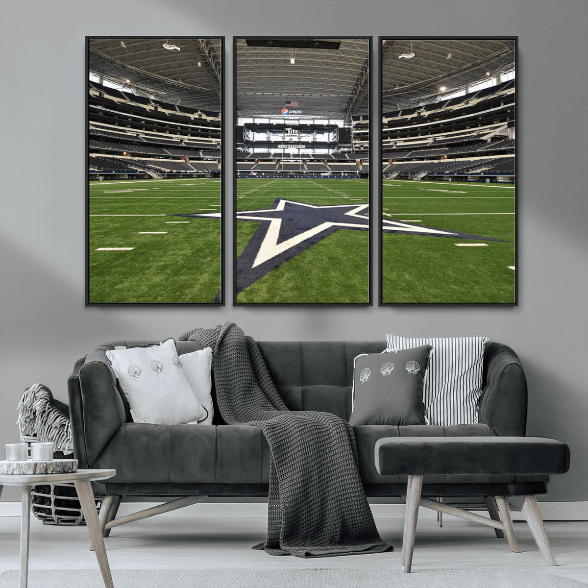 Dallas Cowboys Football Team Print - Arlington AT&T Stadium