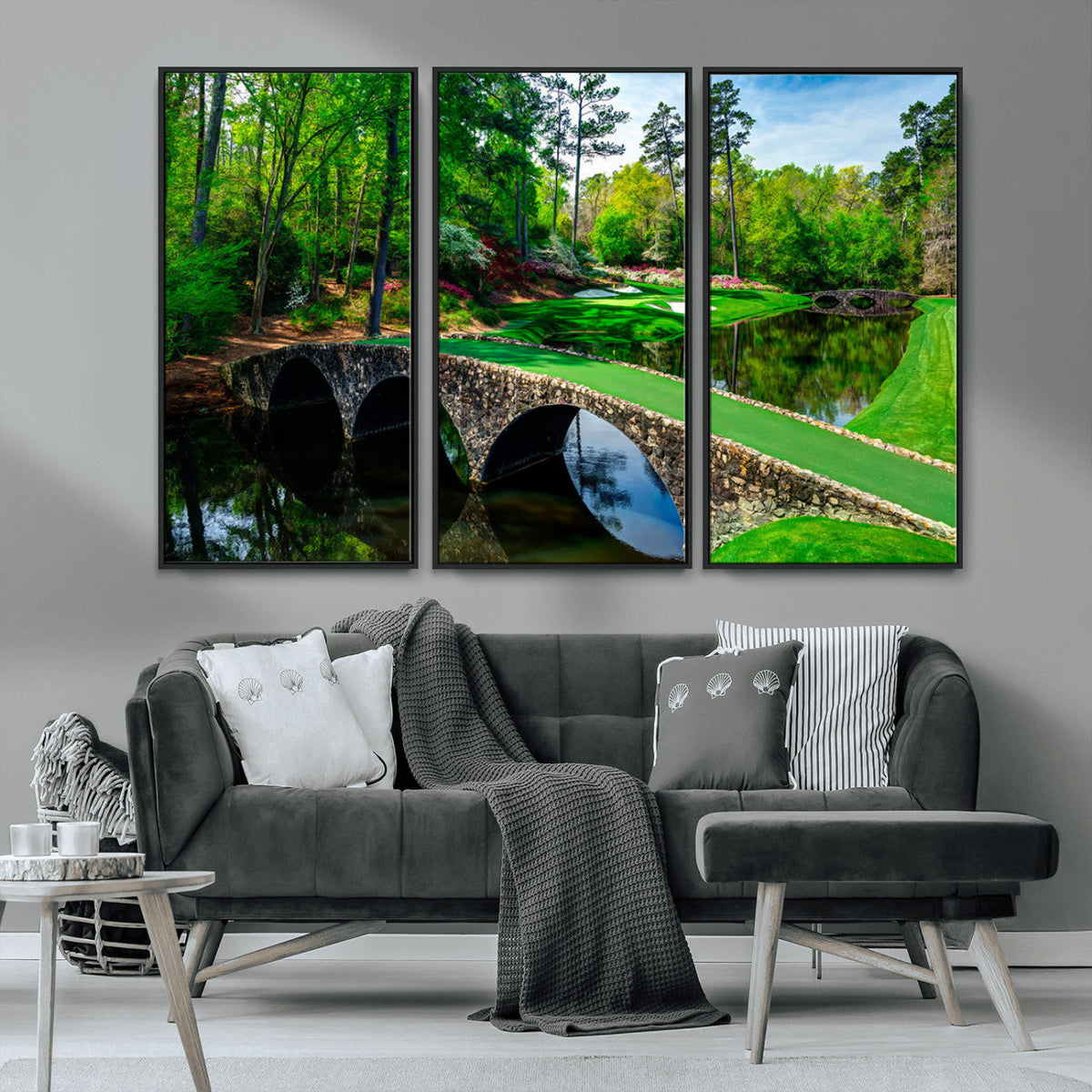 Augusta National Golf Club Wall Art - Panoramic Bridge &