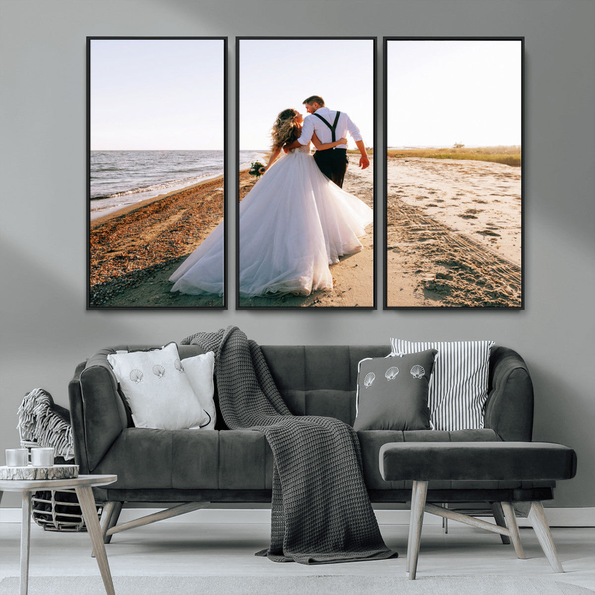 Framed Custom Canvas Print - Personalized Wall Art for Home