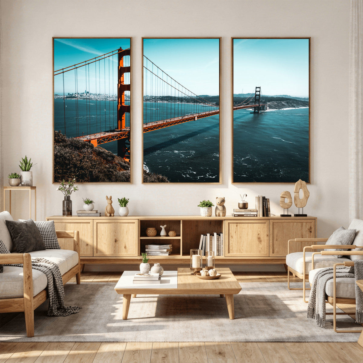 Golden Gate Bridge Wall Art Canvas Print – San Francisco