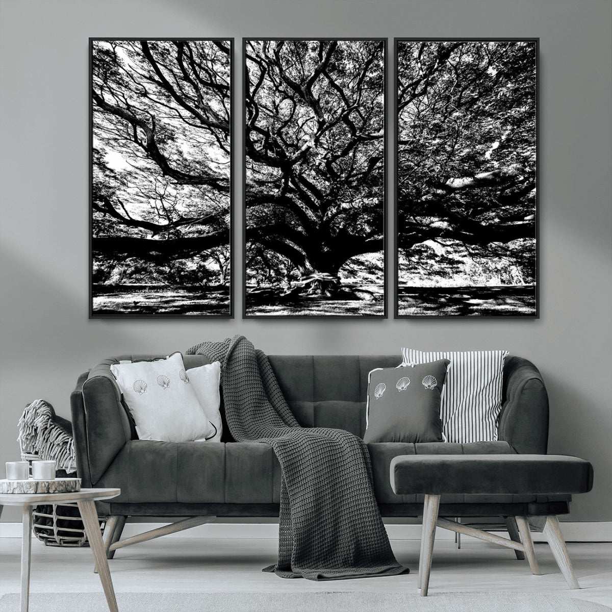 Mighty Angel Oak Wall Art | Angel Oak Tree Art Print