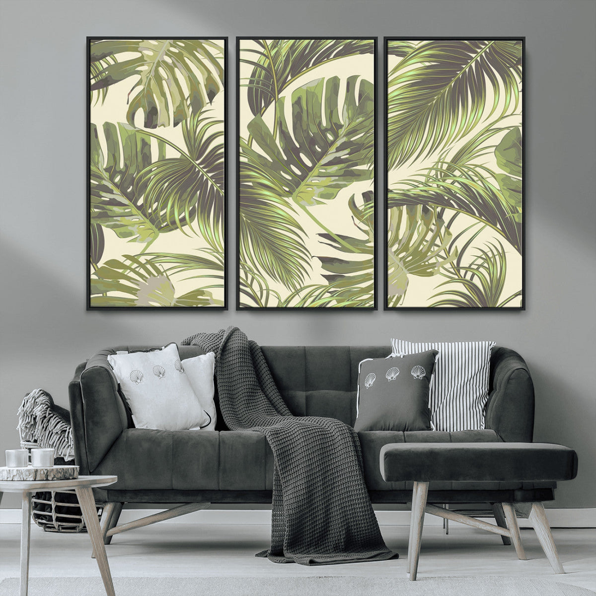 Palm Leaves Canvas Print