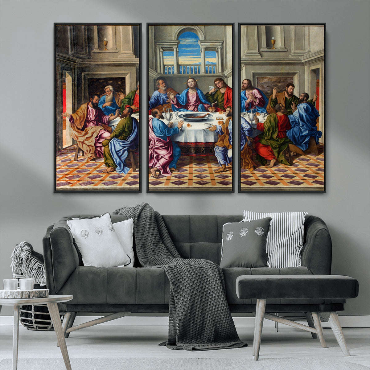 The Last Supper Multi Panel Canvas Wall Art