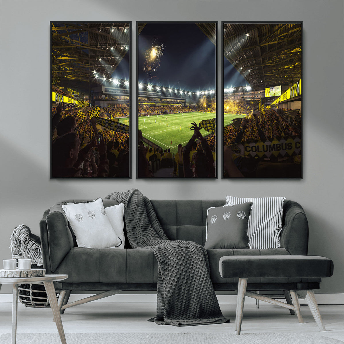 Columbus Crew Soccer Team Print - Columbus Crew Stadium Wall