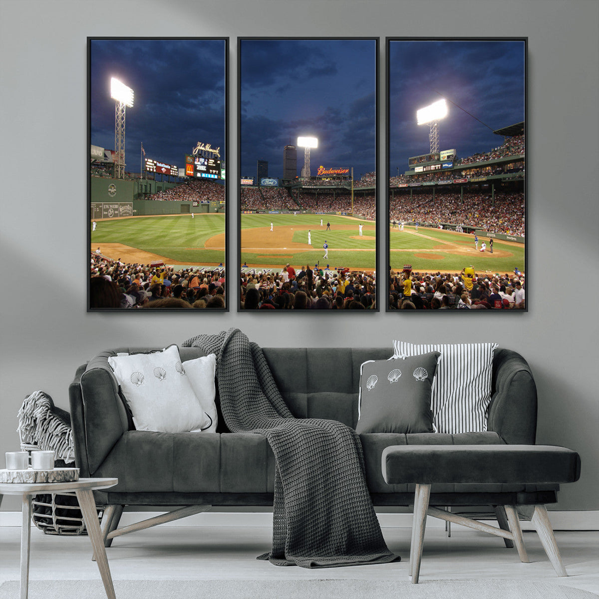 Boston Red Sox Baseball Team Print Canvas - Massachusetts