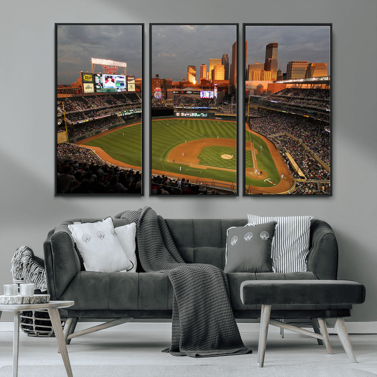Minnesota Twins Baseball Team Print - Minneapolis Target