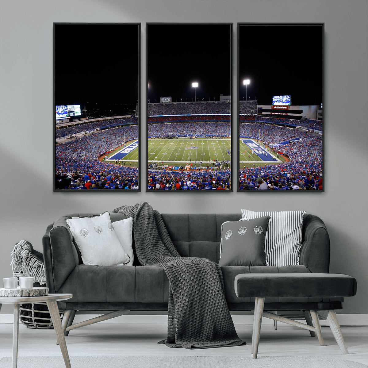 Buffalo Bills Wall Art - Buffalo Bills Stadium Canvas Print,