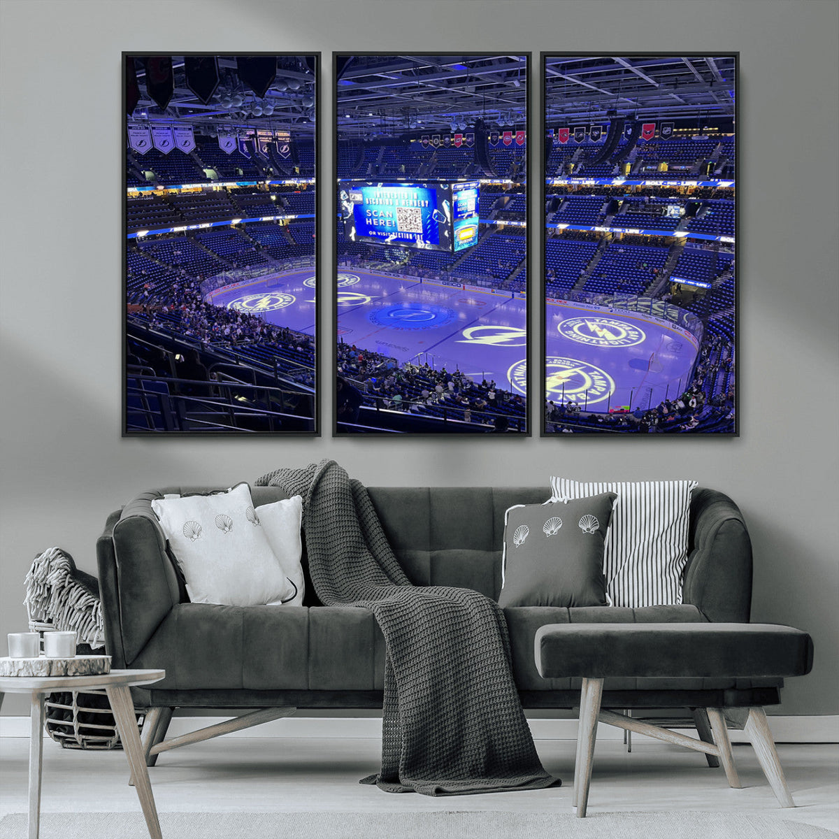 Amalie Arena Florida Wall Art Canvas Print - NHL Hockey