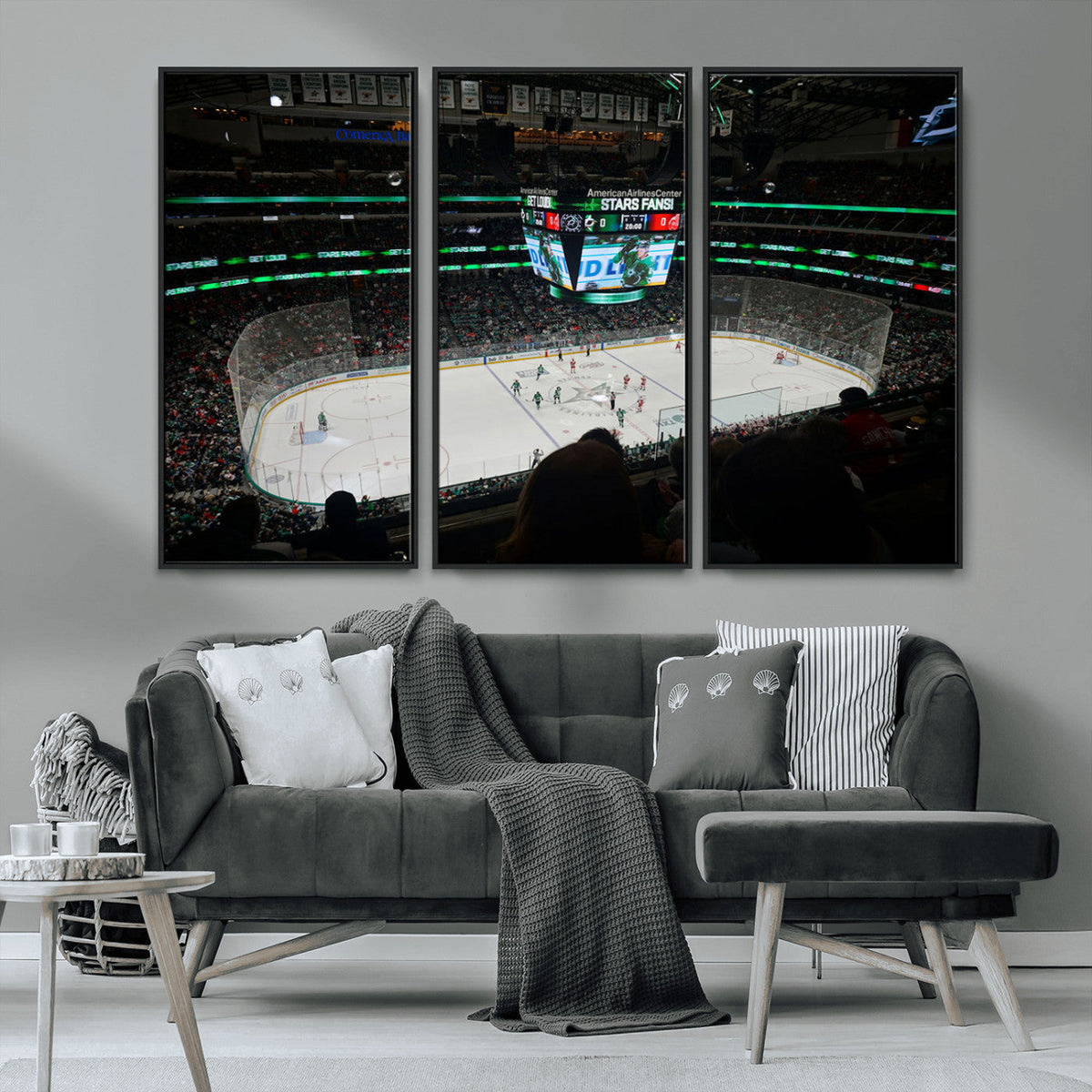 American Airlines Center Dallas Stars Wall Art Canvas Print