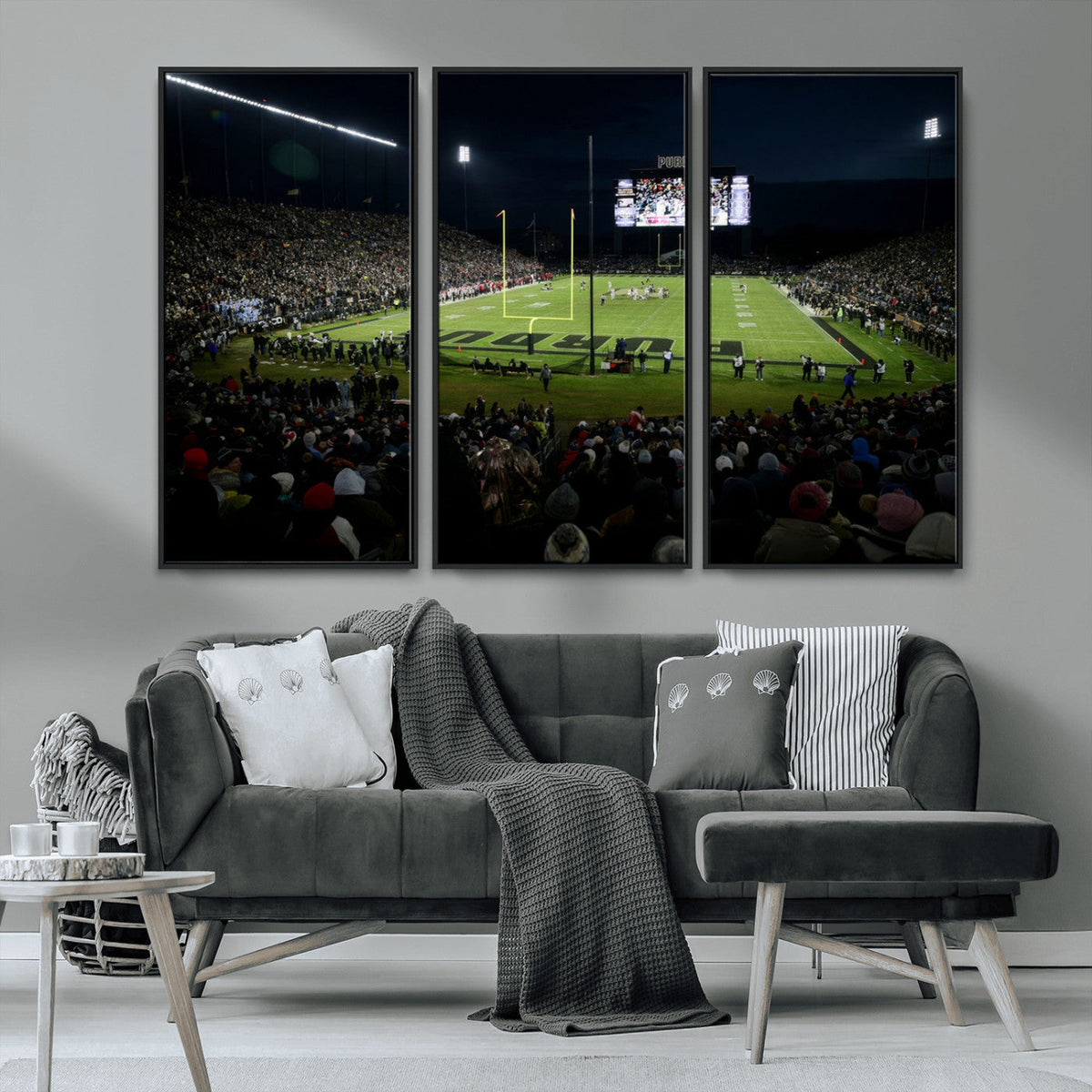 Purdue Boilermakers Football Team Print - West Lafayette