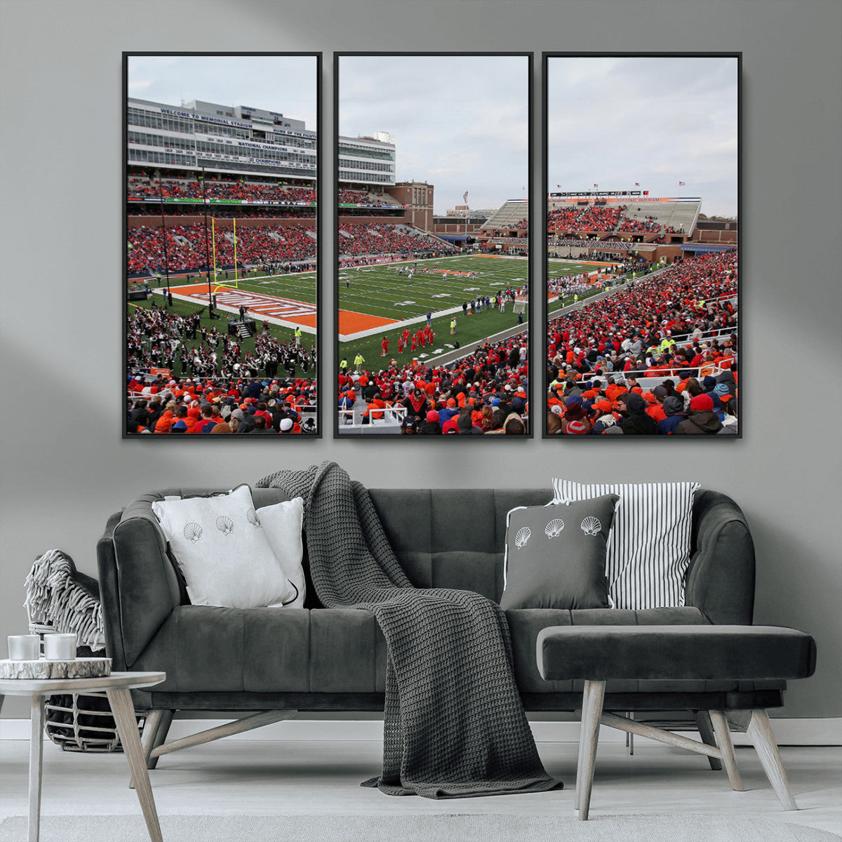 University of Illinois Fighting Illini Football Team Print -