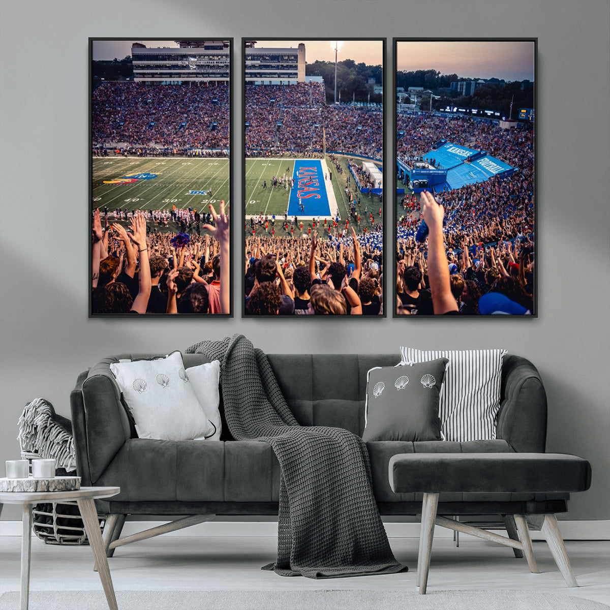 University of Kansas Jayhawks Football Team Art Print -