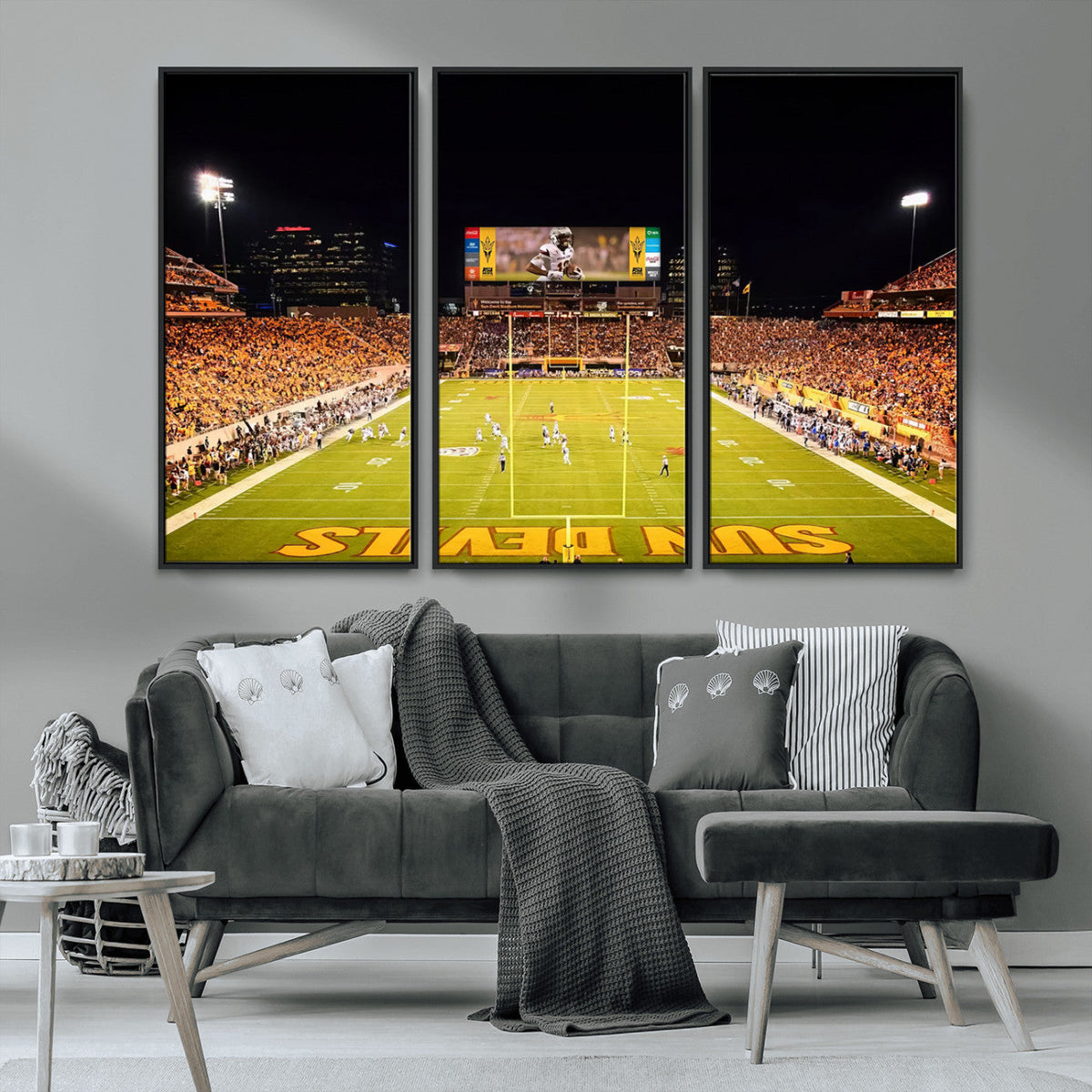 ASU Sun Devils Football Team Print - Phoenix Mountain