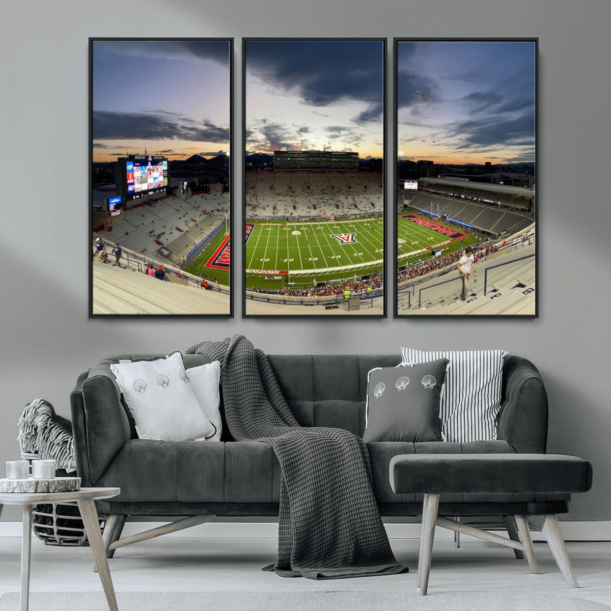 Arizona Wildcats Football Team Print - Tucson Arizona
