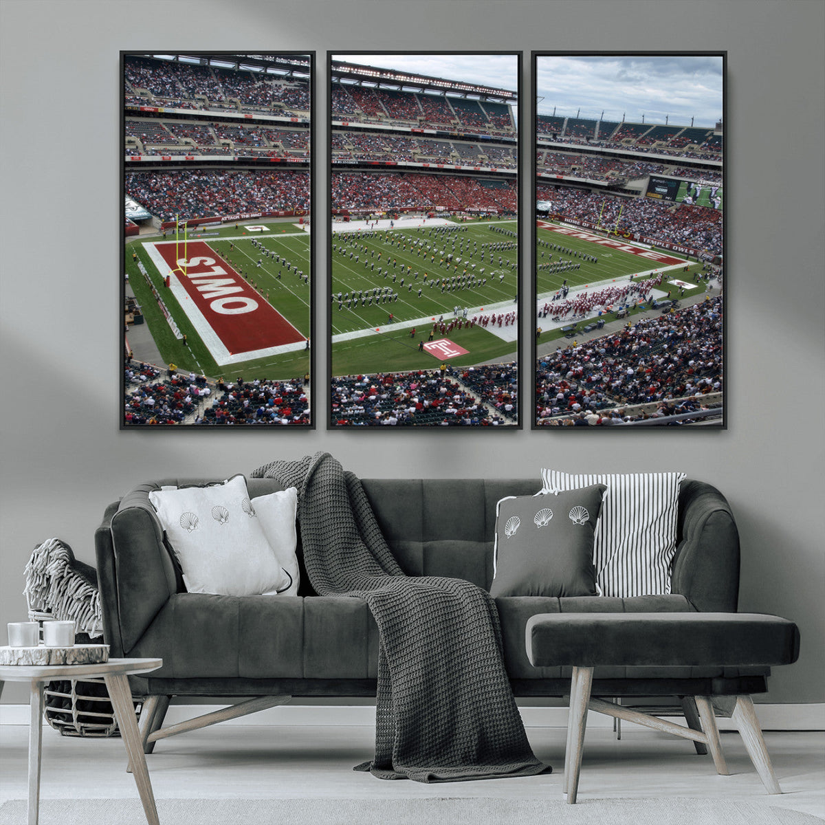 The Temple University Owls Athletics Team Print -