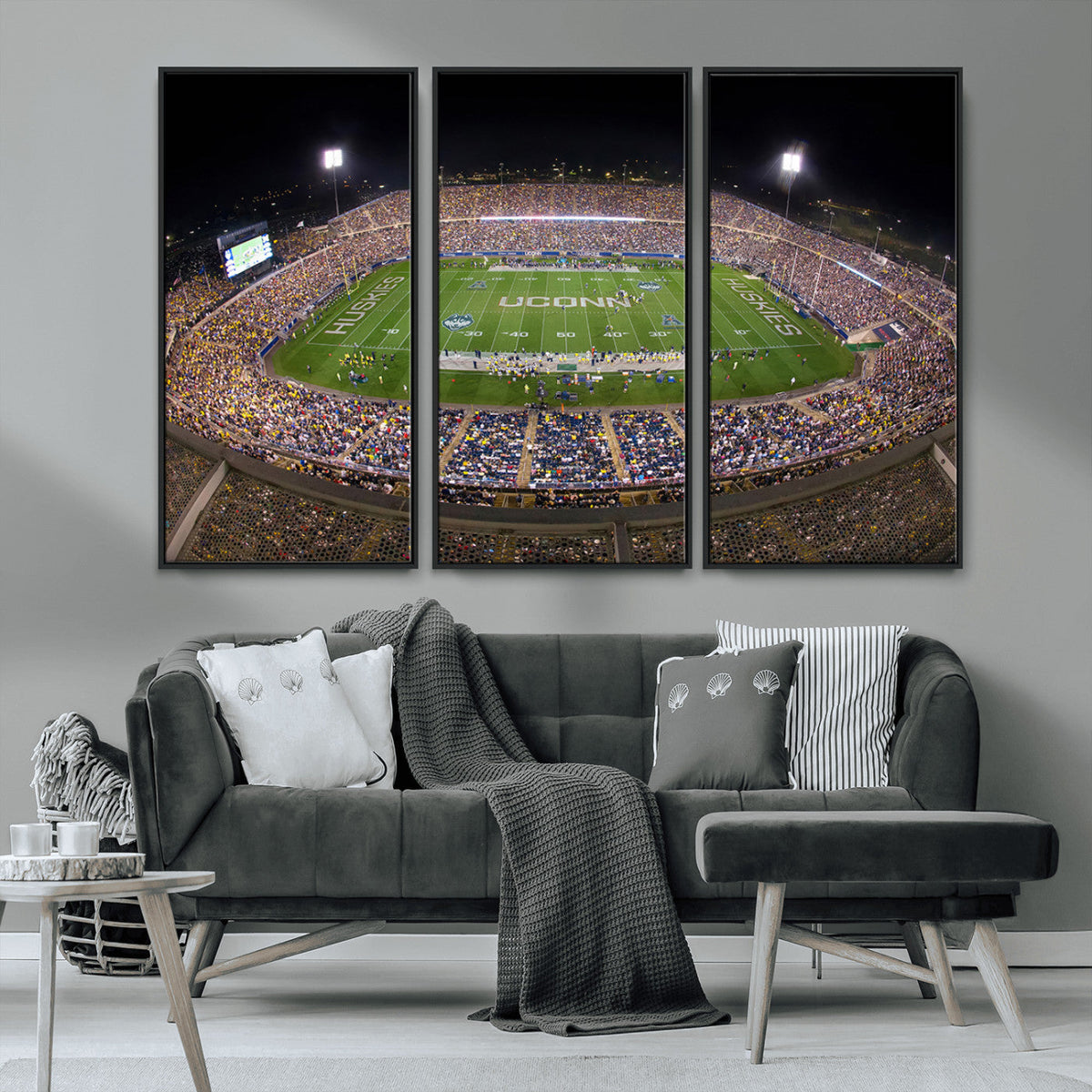 The University of Connecticut UCONN Huskies Football Team
