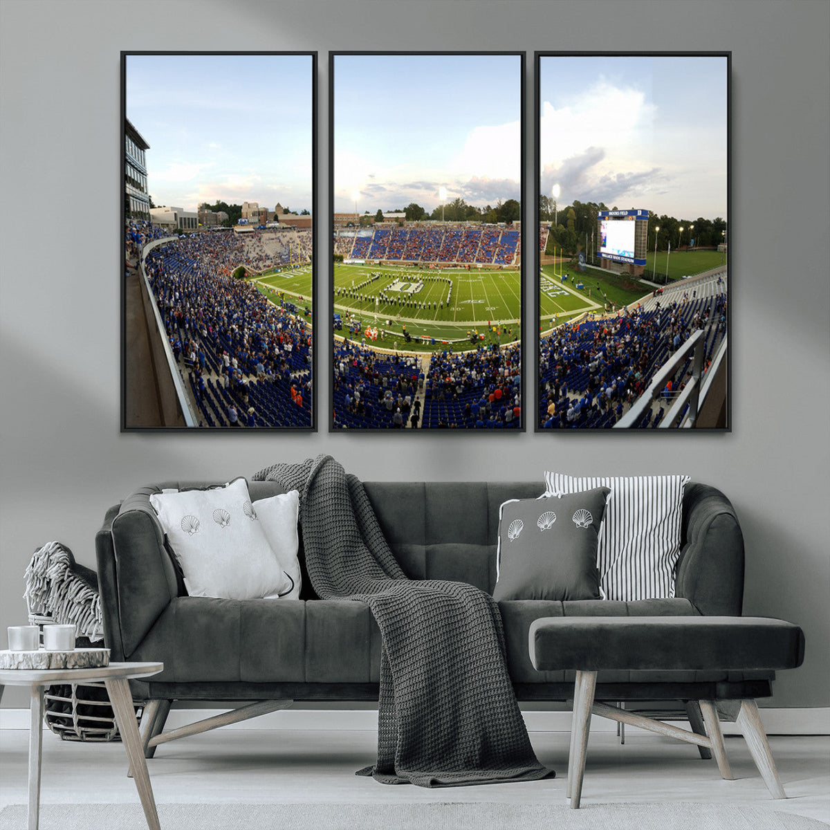 The Duke University Blue Devils Football Team Print - Durham