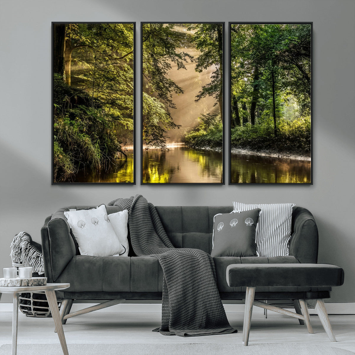 Forest Wall Art Print | River Landscape Wall Art | Perfect