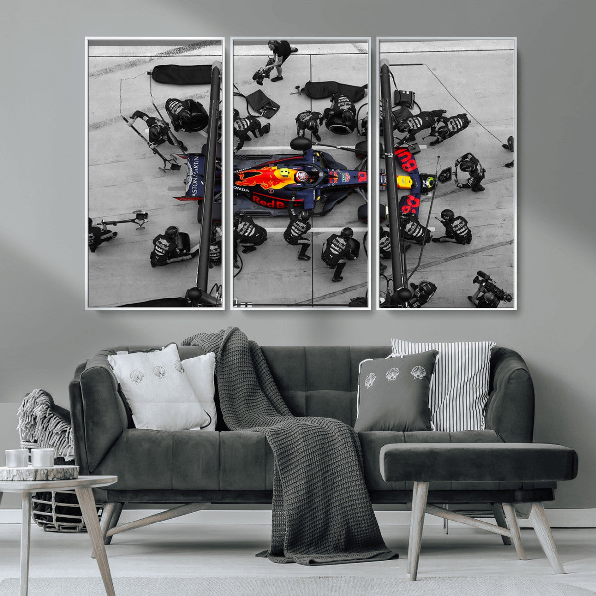 RedBull Formula 1 Canvas Wall Art Print