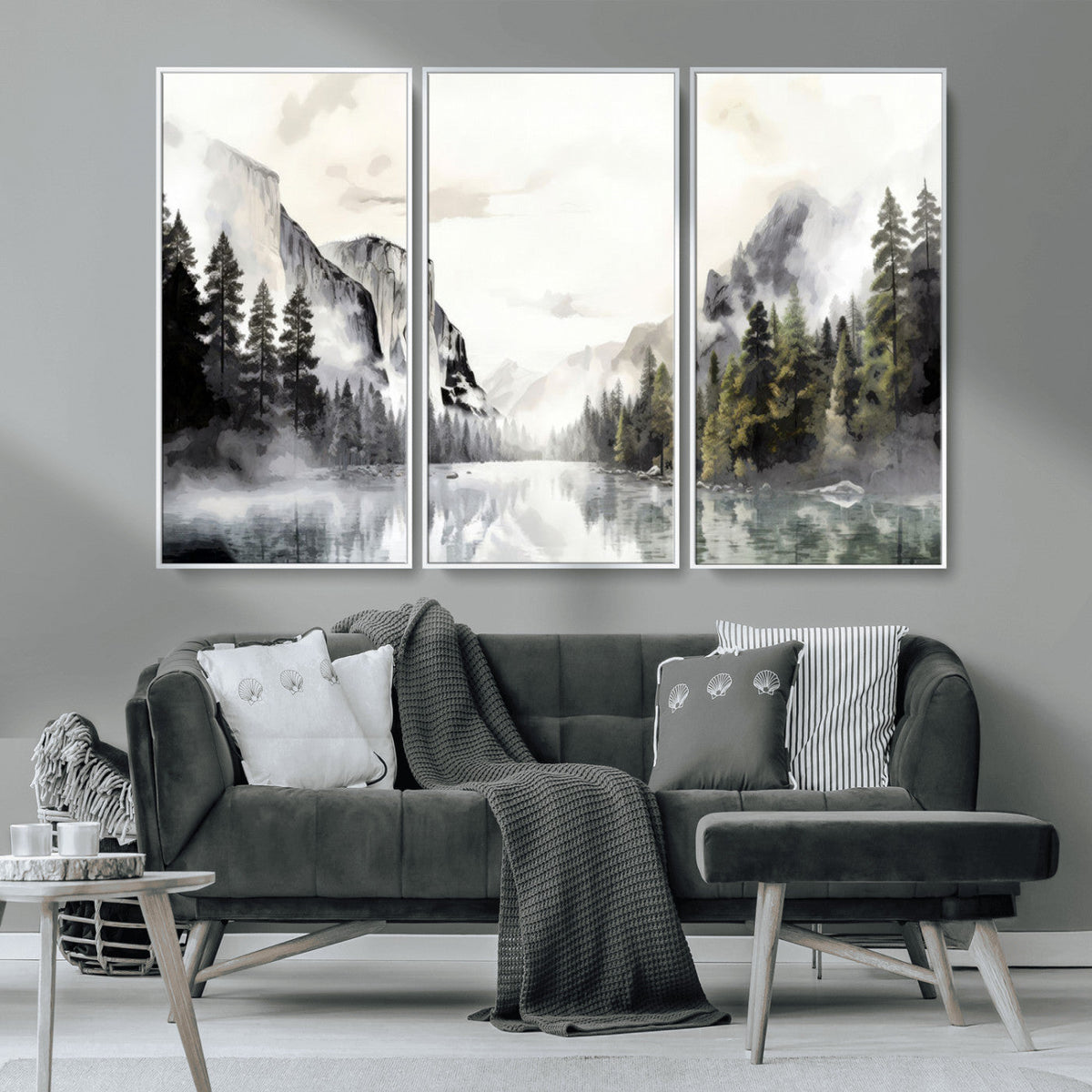 Yosemite Valley Wall Art Canvas Print – Framed and Ready to