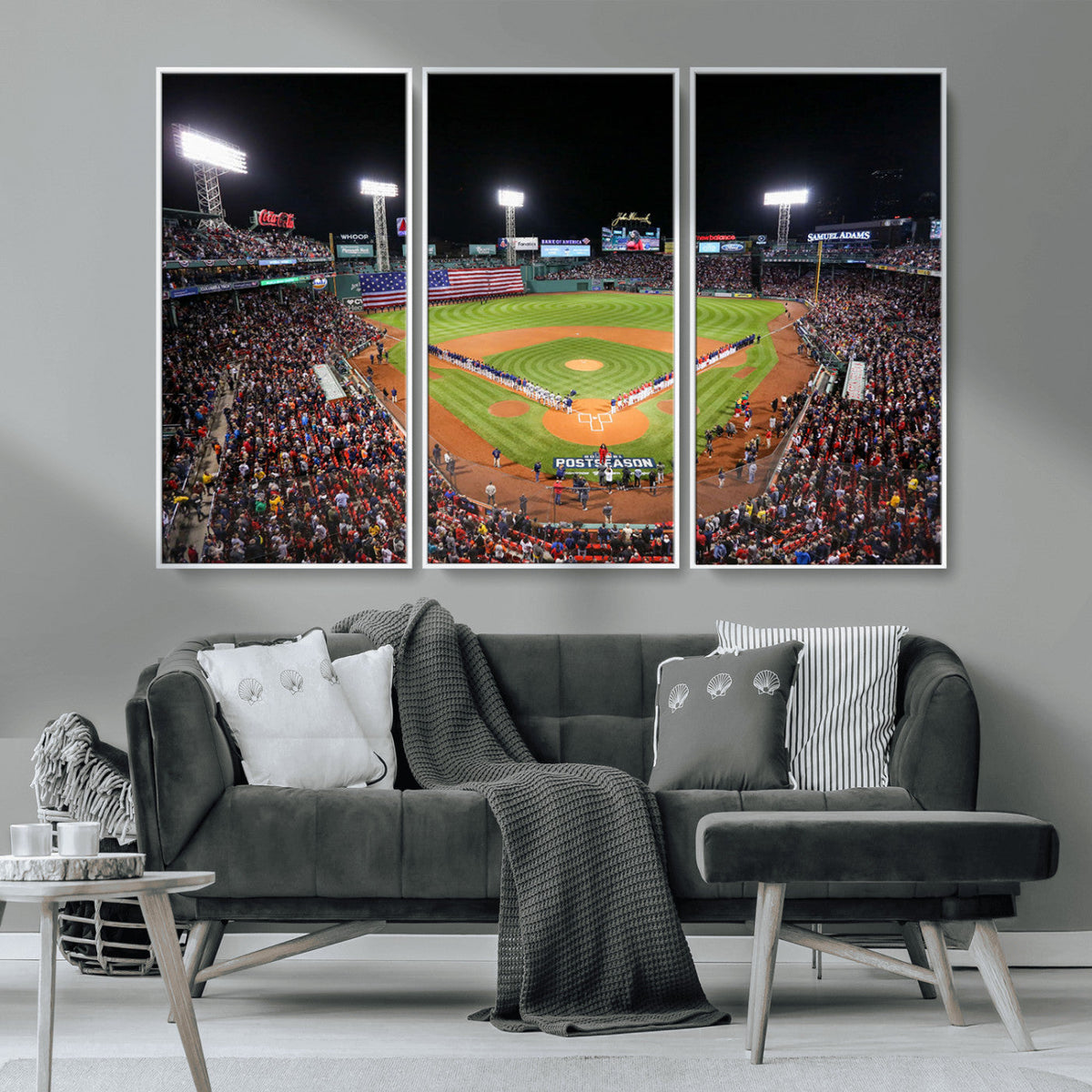 Fenway Park Wall Art Canvas Print | Large Baseball Stadium