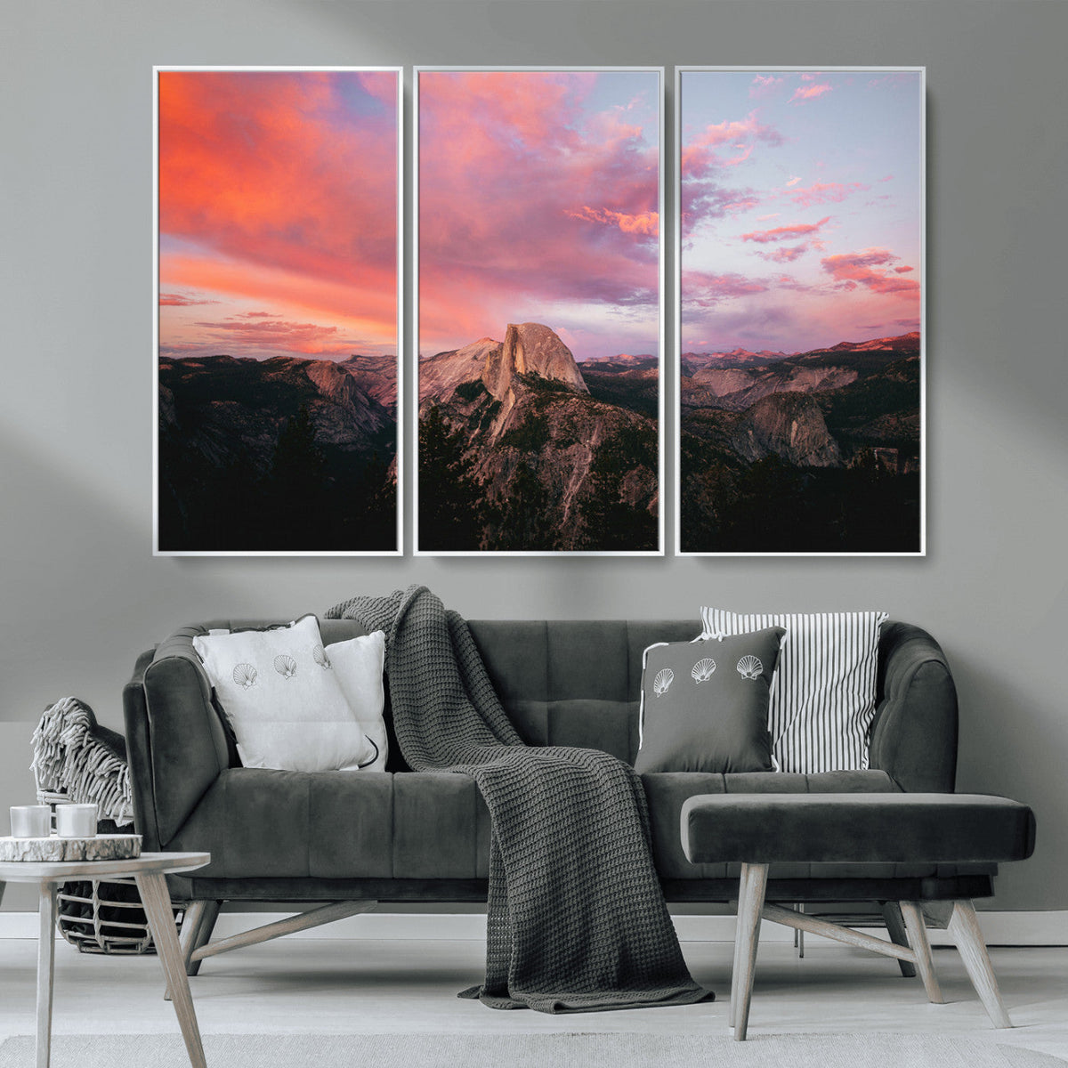 Half Dome Wall Art Canvas Print – Framed Yosemite National