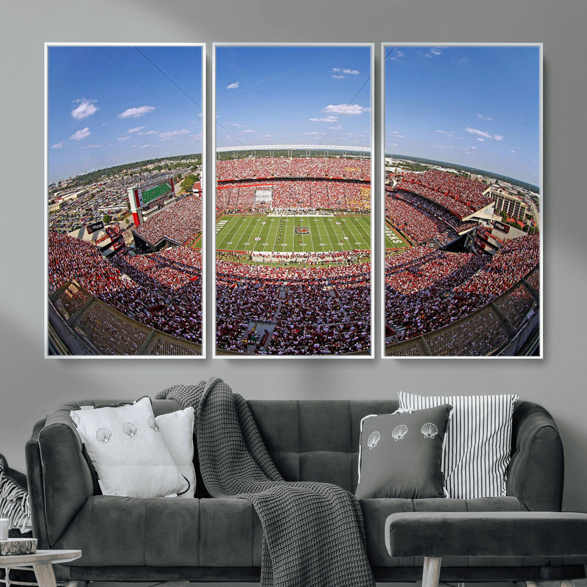William Brice Stadium Wall Art Canvas Print – Stadium Crowd