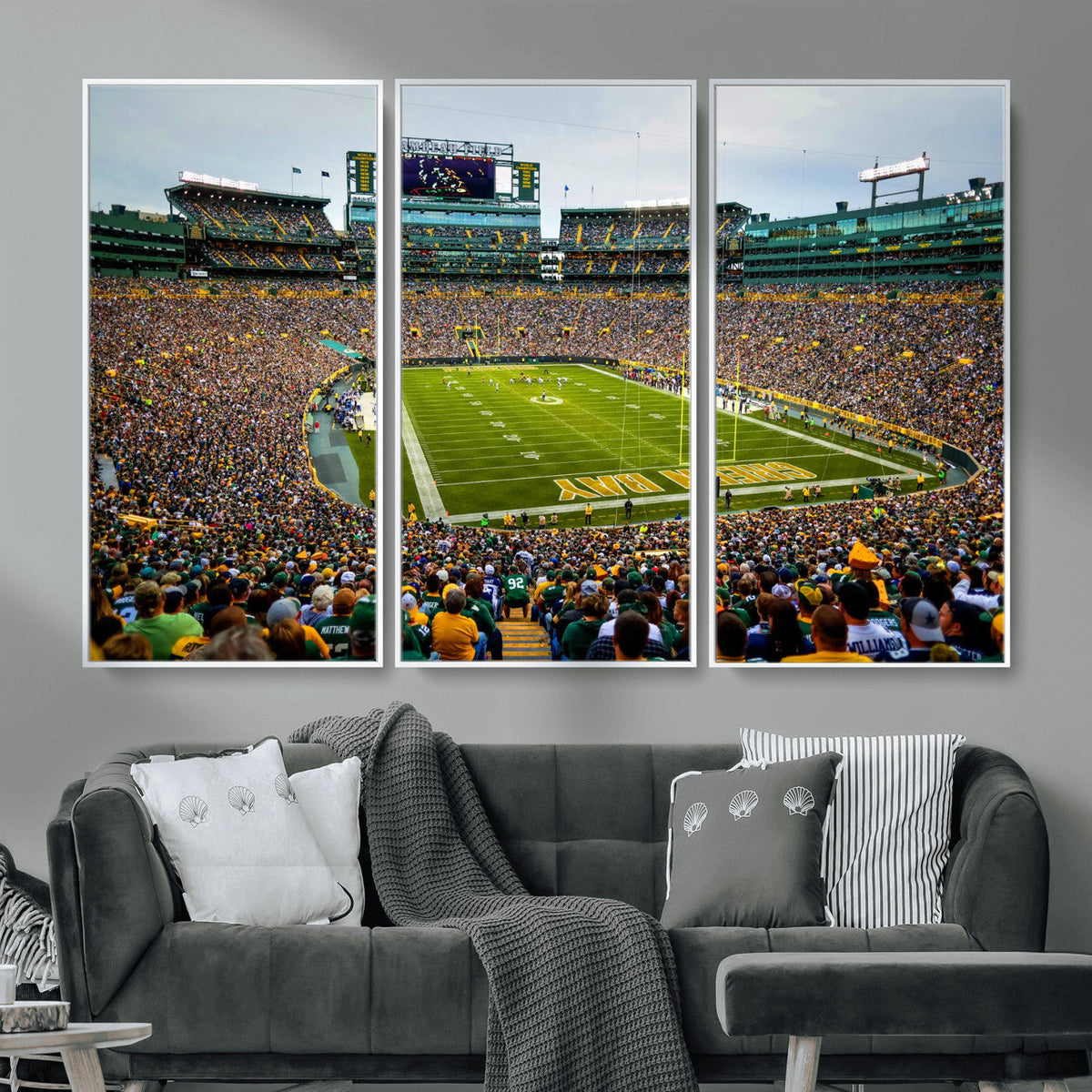 Green Bay Packers Lambeau Field Stadium Wall Art Canvas