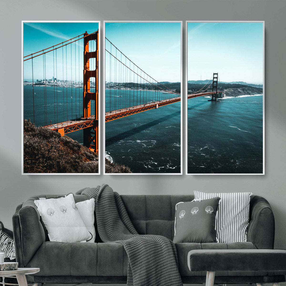 Golden Gate Bridge Wall Art Canvas Print – San Francisco