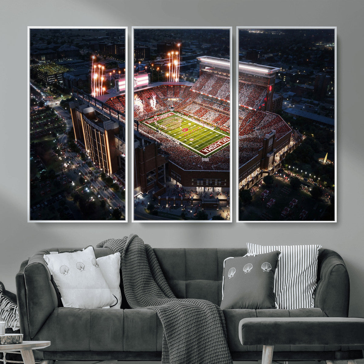 Oklahoma Memorial Stadium - Gaylord Memorial Stadium Wall