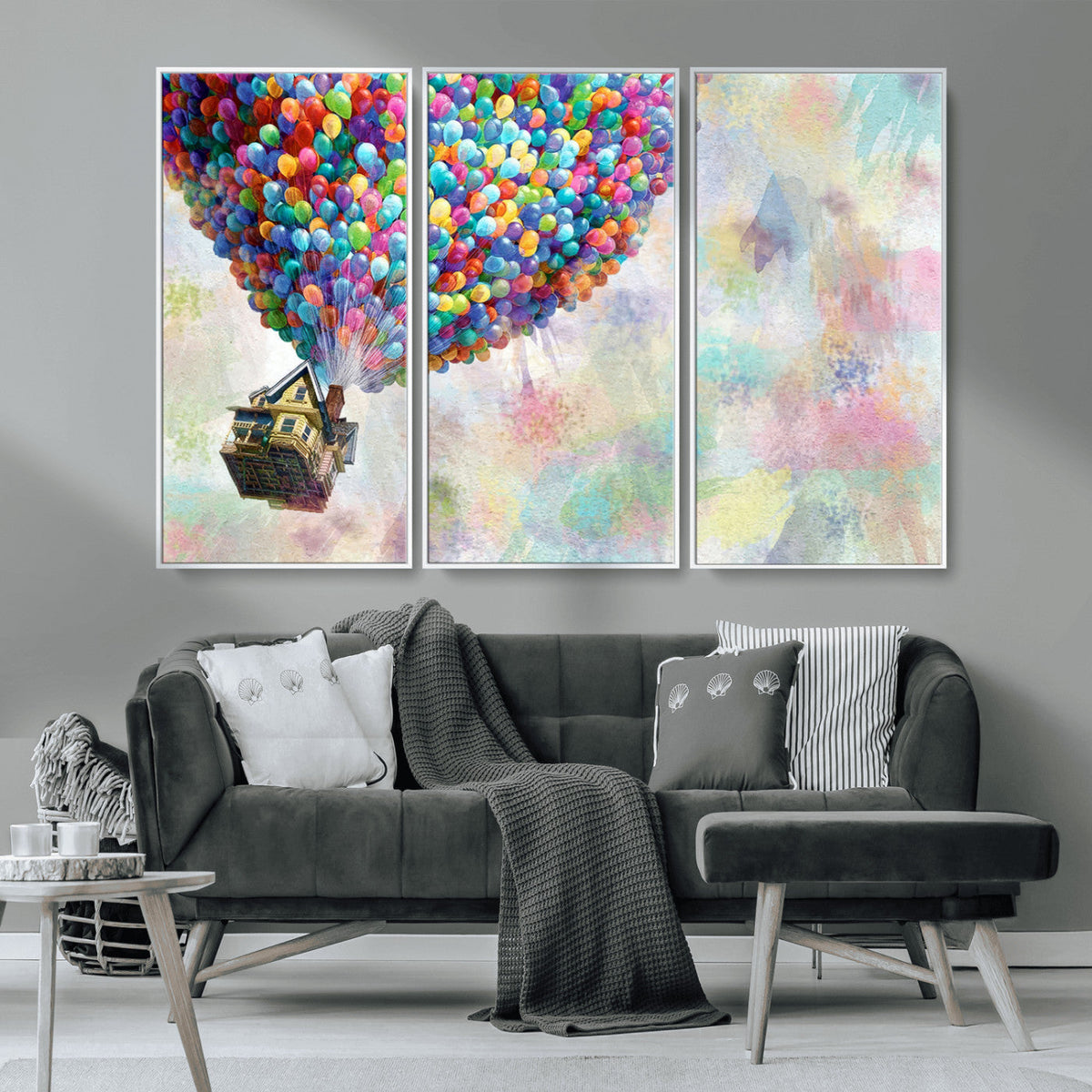 Up Pixar Poster, Look Up Pixar Wall Art, Up Pixar Canvas,