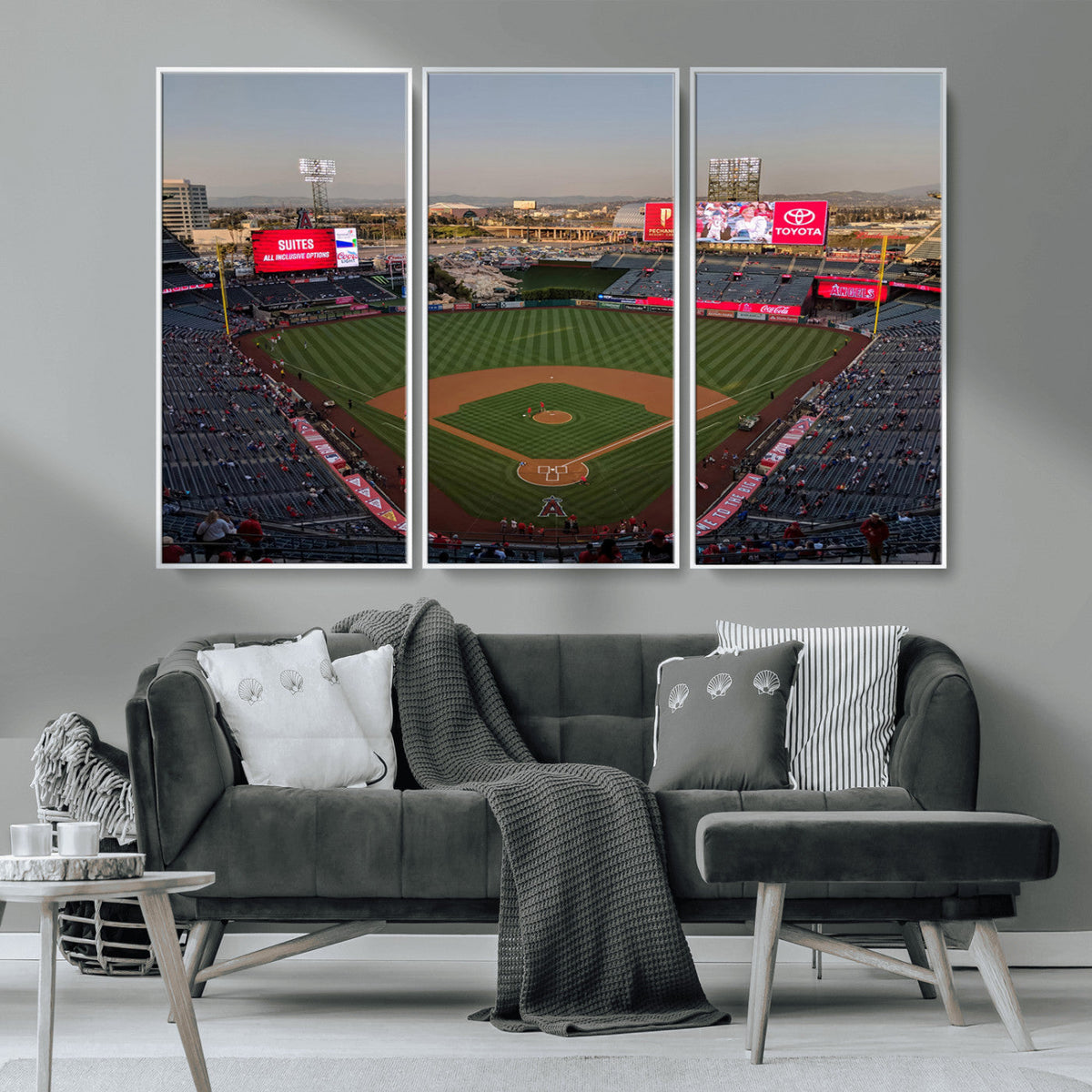 Los Angeles Angels Baseball Canvas Print - Anaheim Angel