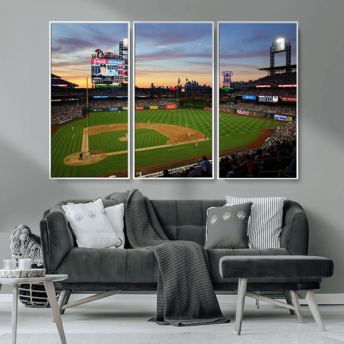 Citizens Bank Park Philadelphia Phillies Wall Art Canvas |