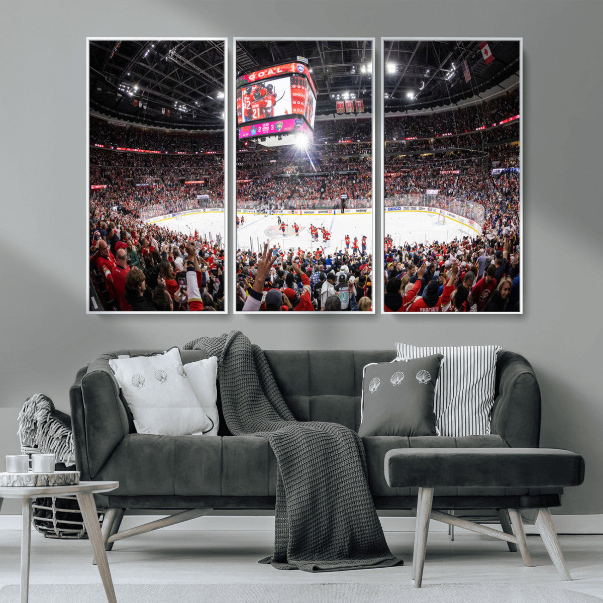 Amerant Bank Arena Wall Art Canvas Print - Basketball Arena