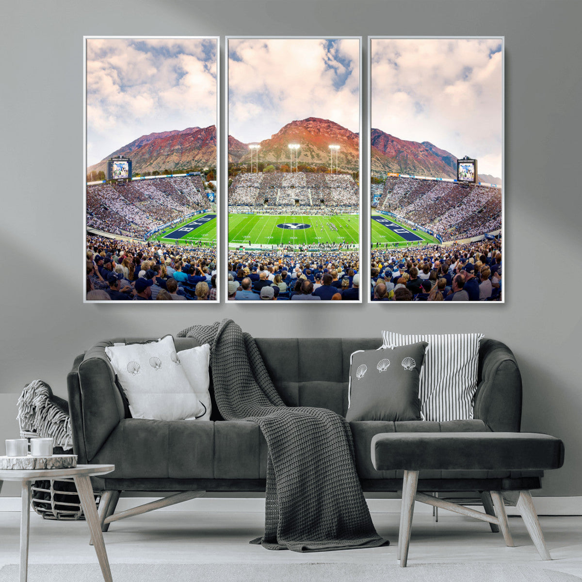 Brigham Young University Cougars Football Team Print - Provo